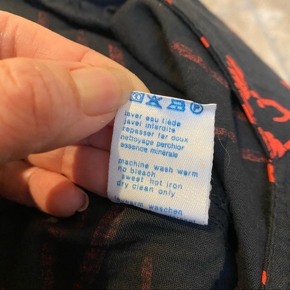 Vintage ACQUA VERDE Paris People Stick Graphic Jumpsuit -Small-Made in France - Picture 10 of 10